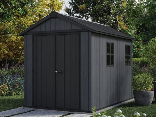 Keter Newton Plus Shed 7.5x9ft Grey KET260265
