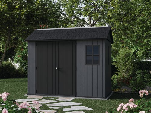 Keter Newton Plus Shed 7.5x9ft Grey KET260265