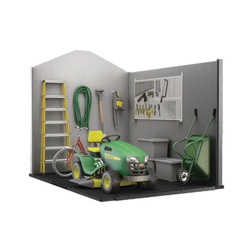 Keter Oakland Shed 7.5x9ft Grey KET255642