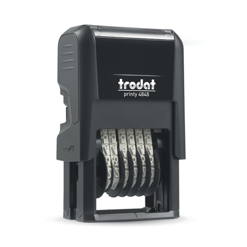 Trodat Printy 4846 Self-Inking 6 Band Numberer Stamp 211619