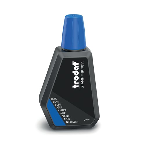 Trodat 7011 Stamp Pad Ink Blue 55883