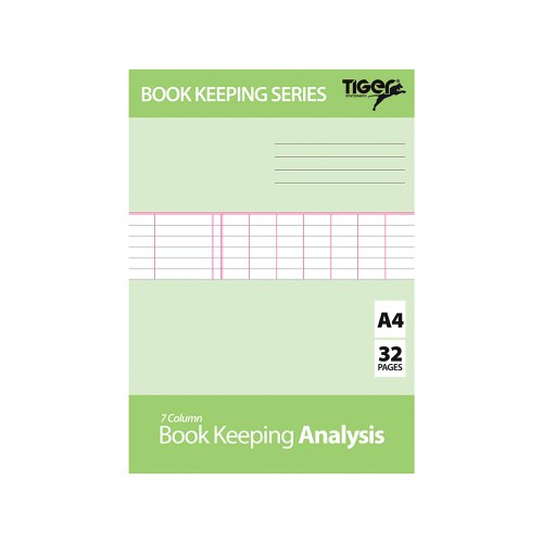 Book Keeping Book Analysis (6 Pack) 302298