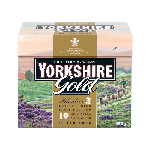 Yorkshire Tea Gold Tea Bags (Pack of 80) 1053