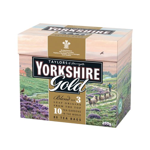 Yorkshire Tea Gold Tea Bags (Pack of 80) 1053