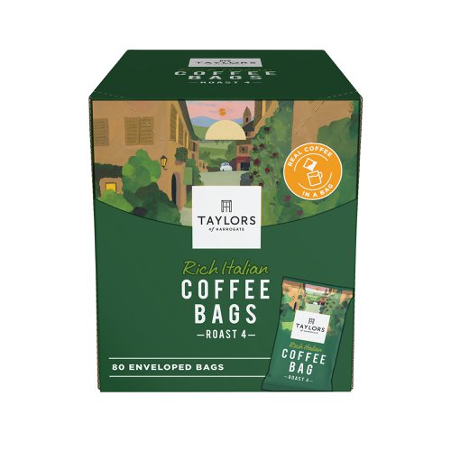 Taylors of Harrogate Rich Italian Coffee Bags (80 Pack) 6125