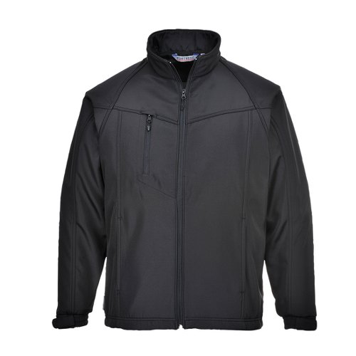 Portwest Oregon Mens Softshell Jacket 3L S Blk