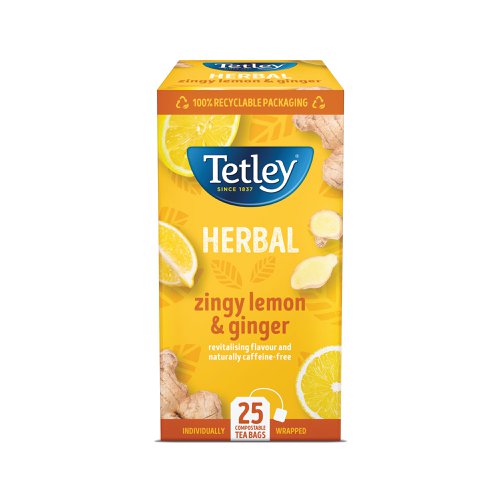 Tetley Fruit+Herbal Tea Bags Variety Pack 6x25 (Pack of 150) XFO3507