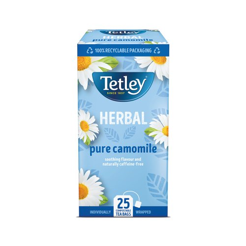 Tetley Fruit+Herbal Tea Bags Variety Pack 6x25 (Pack of 150) XFO3507