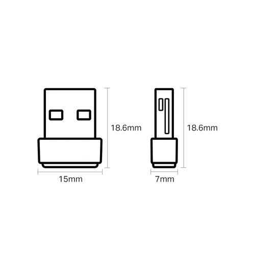 TP-Link Archer T2U Nano AC600 Nano Wireless USB Wi-Fi Adapter ARCHER T2U NANO TP08263