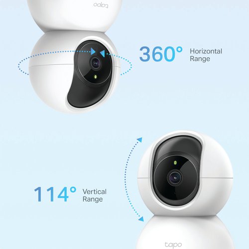 TP-Link Pan/Tilt Home Security Wi-Fi Camera Advanced Night Vision TAPO C210