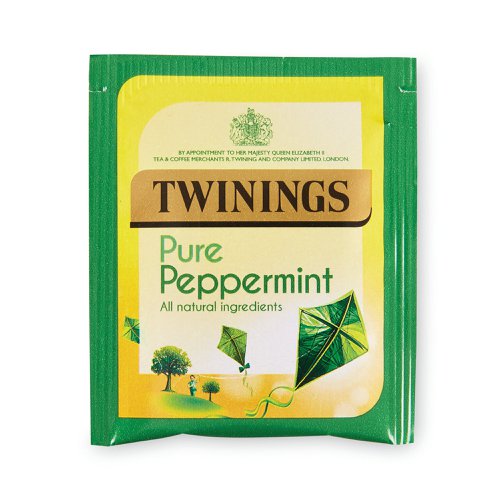 Twinings Pure Peppermint Tea is the perfect drink to aid digestion after eating a meal or at any time of the day. Each year, the leaves are harvested during the warmest months when they are rich in essential oils which makes this infusion taste so minty and invigorating. For centuries peppermint has been used to aid digestion, making it perfect just after a meal. Like all Twinings products, these tea bags are made with ethically sourced ingredients. Twinings help to provide access to clean water for villages across Darjeeling; help improve mother and baby health in regions of Yunnan; and support health and nutrition in tea communities in Assam. This pack contains 20 individually wrapped tea bags.