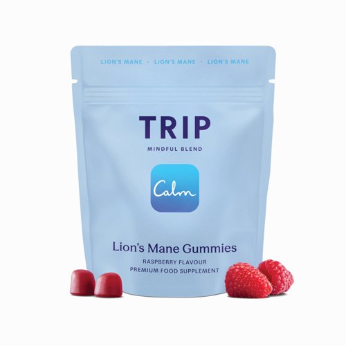 Trip Mindful Blends LionsMane Gummies Raspberry Pack of 60 MB.RA.60.12