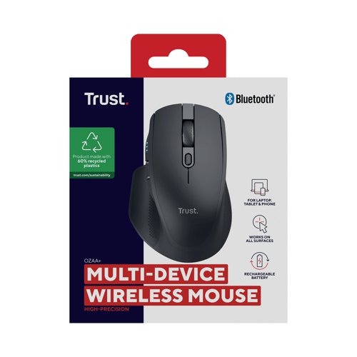 Trust Ozaa+ Wireless Mouse Multi-Device Black 24820