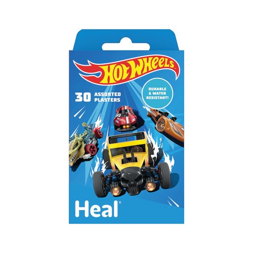 Heal Plasters Children Hot Wheels Pack of 30 1089A