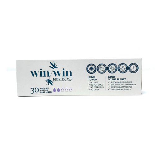 Win Win Sustainable Pant Liners Pack 30 (Pack of 12) 1038