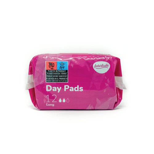 Interlude Ultra Day Pads Long with Wings Packet x12 Pads (Pack of 12) 6486