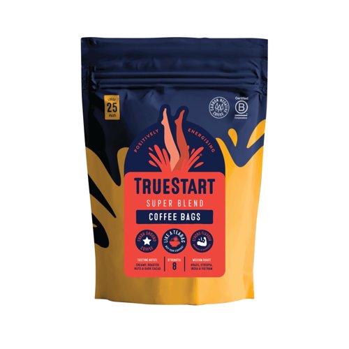 TrueStart Super Blend Coffee Bags Pack of 25 COFSB25LOOSE