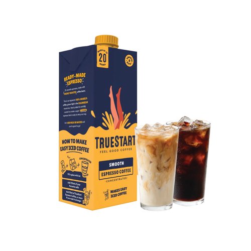 Truestart Espresso Coffee Concentrate 1L Pack of 6 HBCONC1L