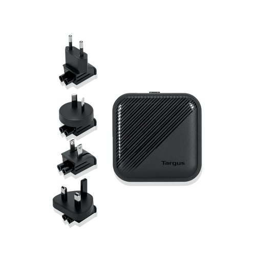 Targus 65W GaN Wall Charger USB-C/USB-A Black APA803GL