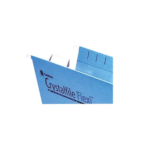 Rexel Crystalfile Flexi Tab Inserts White (Pack of 50) 3000058