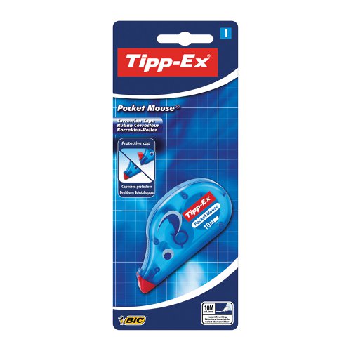 Tipp-Ex Pocket Mouse Correction Tape Blister (Pack of 10) 820790