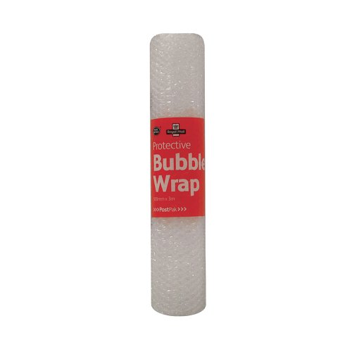 Post Office Postpak Clear Bubble Wrap 500mmx3m (12 Pack) 37749