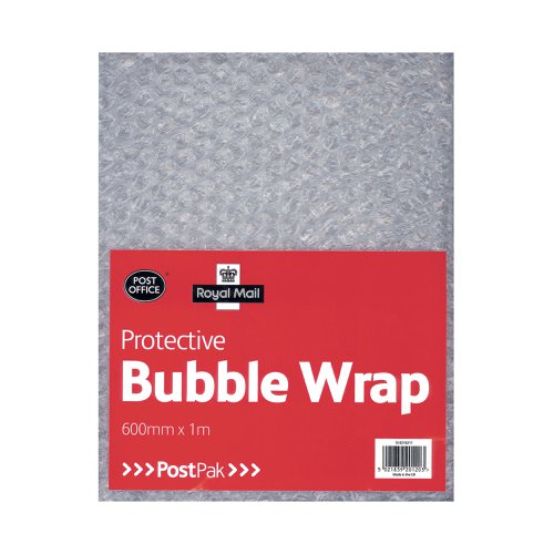 Postpak Protective Bubble Wrap Flat Sheet 600mm x 1m (6 Pack) 37728