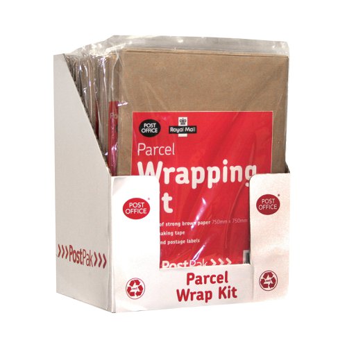 Post Office Brown Post Pack Wrap Kit (10 Pack) 39124016