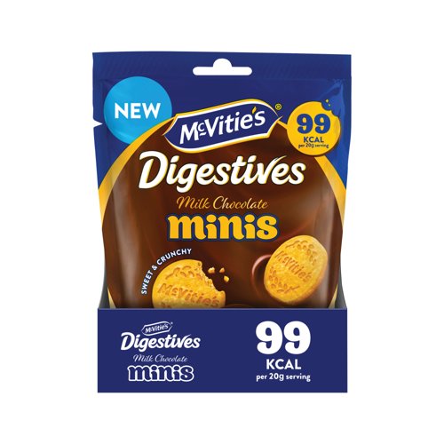 McVities Chocolate Digestive Minis Sharing Pouch Biscuits 80g 44971