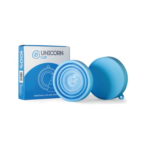 Unicorn Medical Grade Silicone Menstrual Cup/Sterilising Unit Blue UniBlue | Unicorn Cup