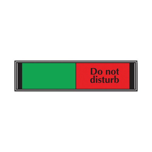 Sliding Sign Do Not Disturb 225x52mm V6DB/DD