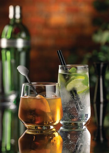 Masterfully crafted by Crown Glassware, the Summit range features two angled wine glasses, a distinctive flute, and a pair of versatile tumblers. You can elevate every occasion with glassware that effortlessly combines style and durability. Meticulously shaped from premium soda-lime glass. This pack contains a pack of 6 long drink glasses.