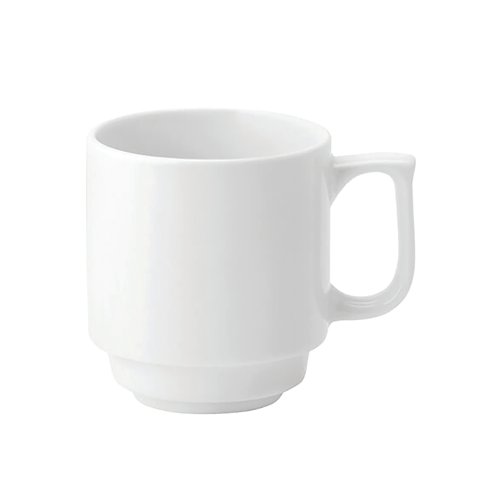 Pure White Stacking Mug 10oz (Pack of 6) E90028-B06036