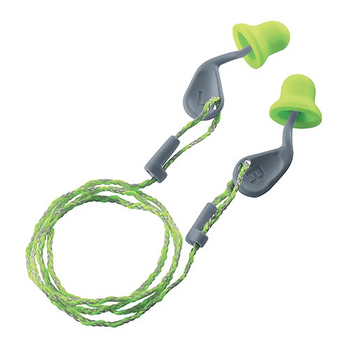 Uvex Xact-Fit Corded Earplug Green (Pack of 50) UV2124001