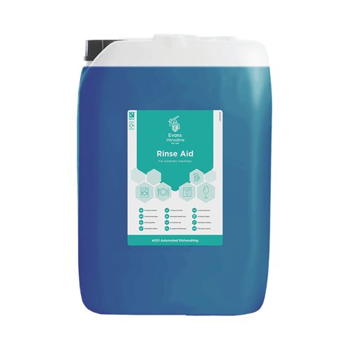 Evans Rinse Aid Drying + Eliminates Spotting 10L A031IEV