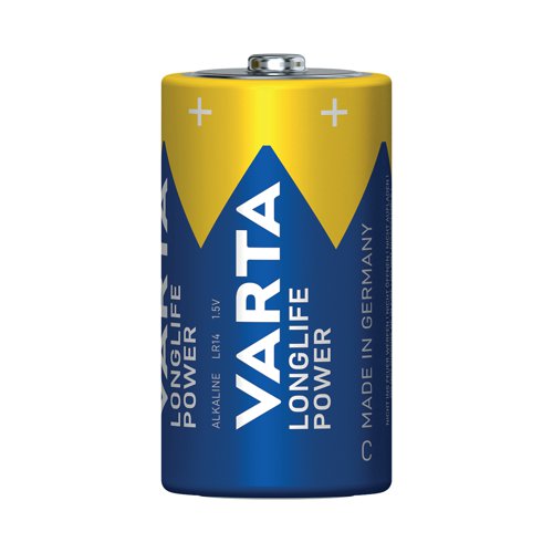 Varta Longlife Power C Alkaline Battery 1.5V (Pack of 2) 4914121422