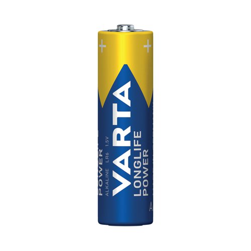 Varta Longlife Power is the most powerful of the Varta alkaline batteries. Developed especially for devices with high energy consumption. Stay independent with high performance battery power when using power hungry devices, such as remote controlled toys, computer equipment or LED flashlights.