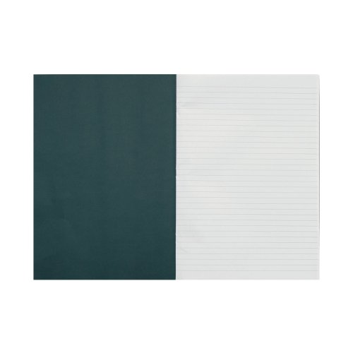 Rhino Exercise Book 8mm Ruled A4 Plus Dark Green (Pack of 50) VC08724