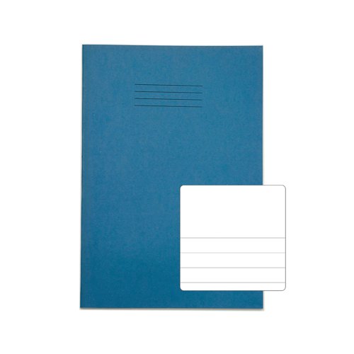 Rhino Exercise Book 48 Page TBF12 A4+ Light Blue (Pack of 50) VDU048-400-6