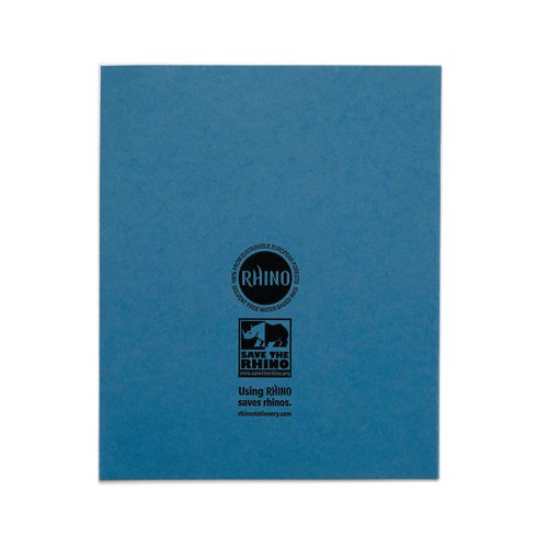 Rhino Exercise Book 48 Page S5 8x6.5 Light Blue (Pack of 100) VEX342-396-6