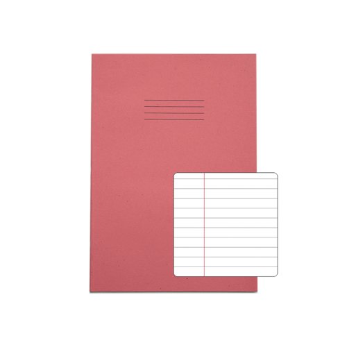 Rhino Exercise Book 80 Page F8M A4 Pink (Pack of 50) VEX668-115-6