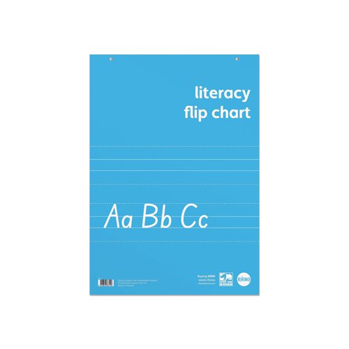 Rhino Education Literacy Flipchart 30 FCLTWB A1 (Pack of 5) RELFC-8