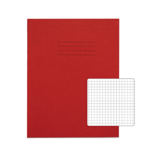 Rhino Exercise Book 80 Page S5 9x7 Red (Pack of 100) VEX554-382-6