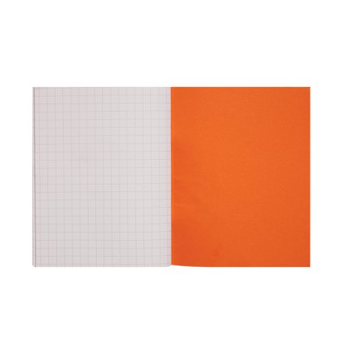 Rhino Exercise Book 10mm Square 80P 9x7 Orange (Pack of 100) VC46834