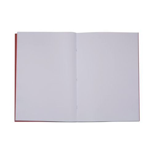 Rhino Exercise Book Plain 48 Pages A4+ Red (Pack of 50) VDU048-010-0