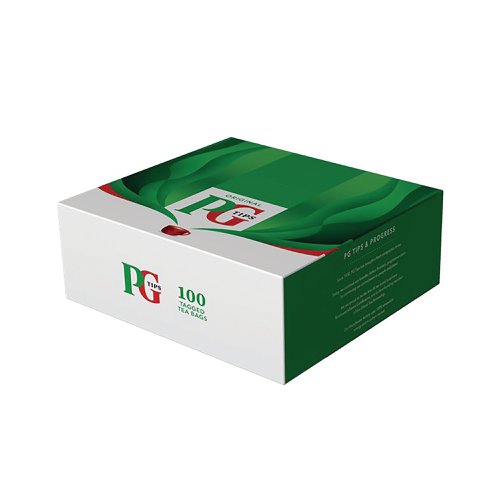 PG Tips One Cup Tagged Tea Bags (Pack of 100) 800394