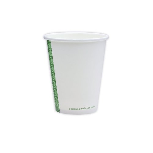 Vegware Hot Cup 8oz Single Wall White (Pack of 1000) LV-8 | vegware