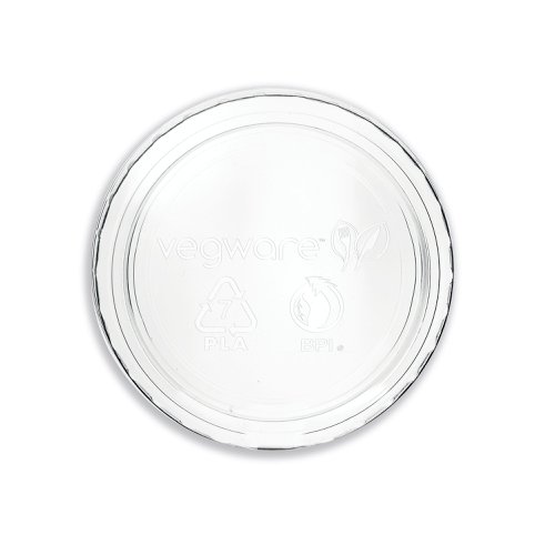 Vegware Portion Pot Lid 4oz and 2oz Clear (Pack of 2000) CF736