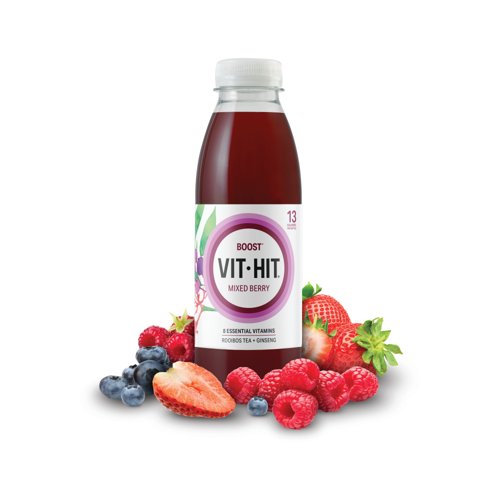 Vit Hit Boost Drink Mixed Berry 500ml Pack of 12 125801