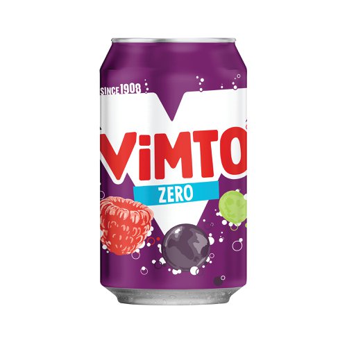 Vimto Zero Sugar 330ml Can (24 Pack) 2100